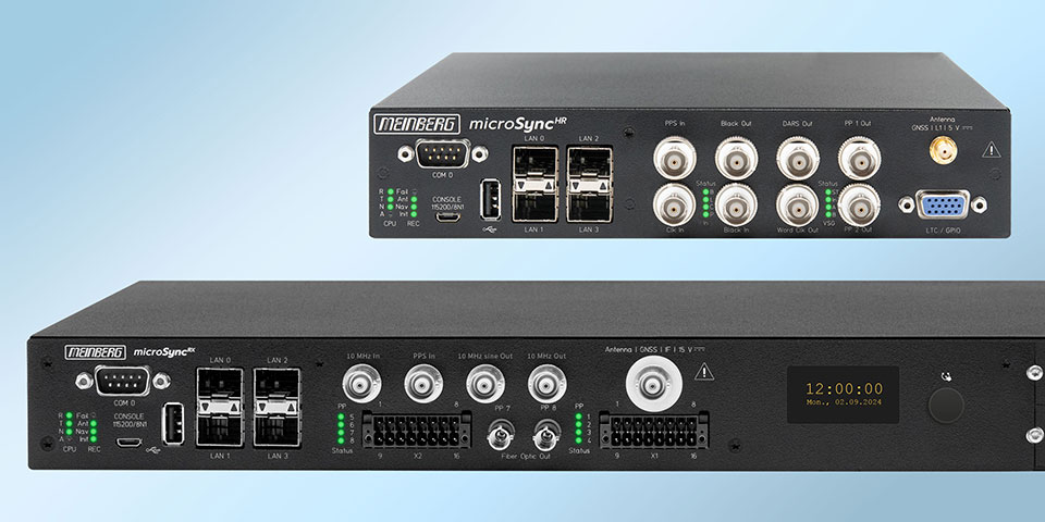 New microSync Series: powerful IEEE 1588 PTP Grandmaster and high performance NTP Server