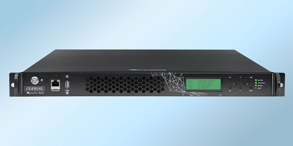 SyncFire 1500: Hochleistungsfähiger NTP Zeitserver
