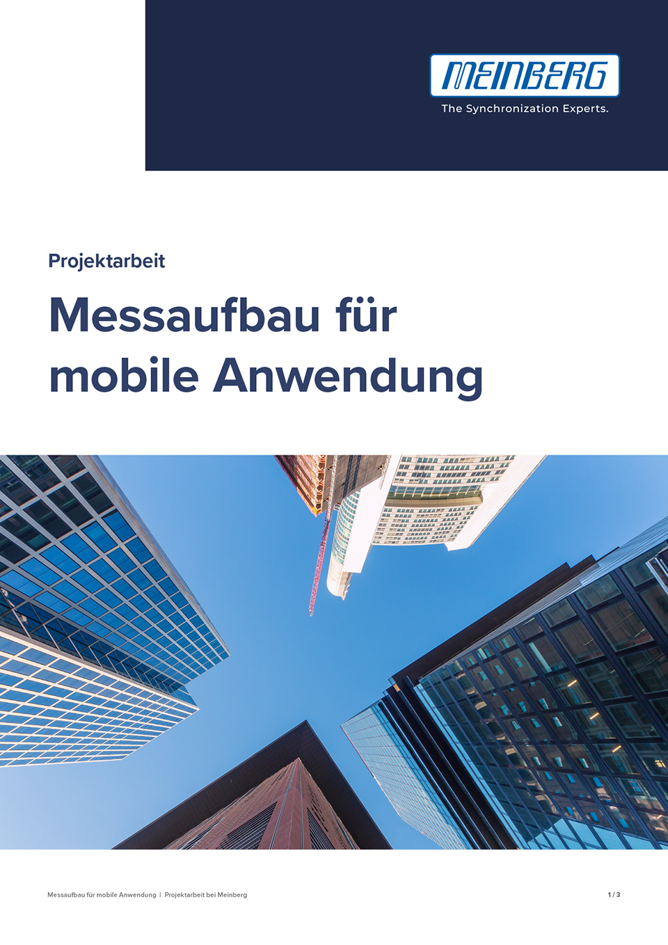 Messaufbau für mobile Anwendungen