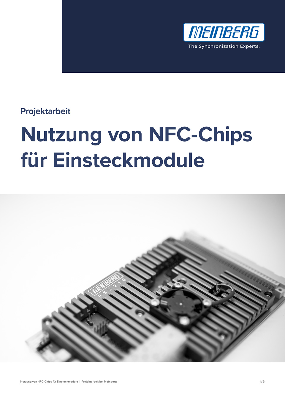 Nutzung von NFC-Chips für Einsteckmodule