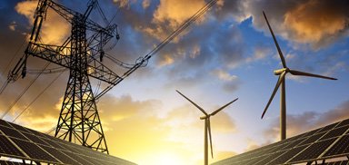 Zeitsynchronisation für Stromerzeugung und Stromtransport