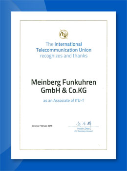 Meinberg is Associate in der ITU-T Study Group 15