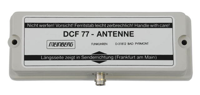 DCF77-Empfänger mit Gehäuse und Kabel 3m für LED-Nixie Uhren 
